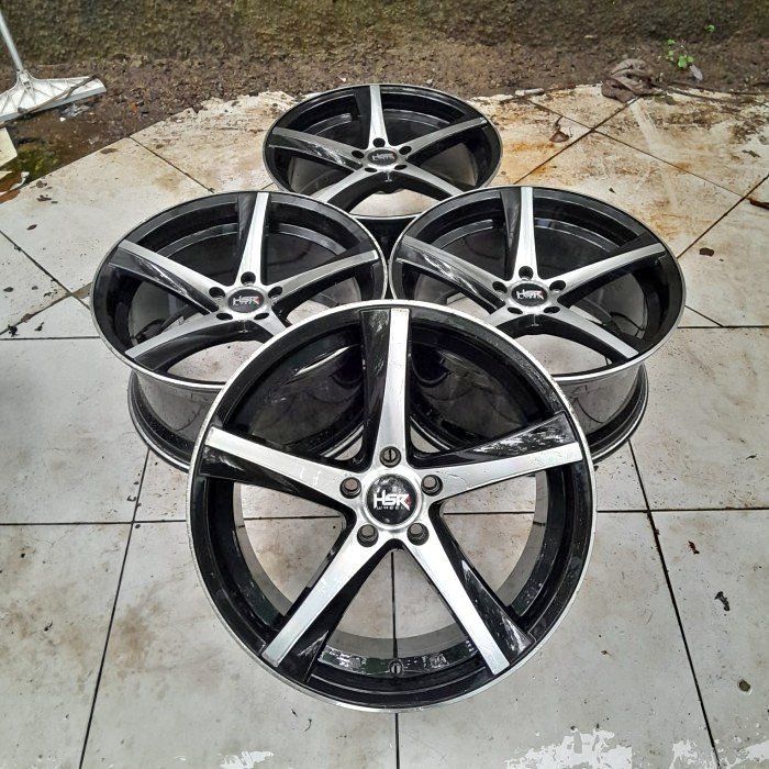 Velg mobil bekas hsr panike ring 19 lebar 8,5/9,5 pcd 5x112 ET 45 velg only