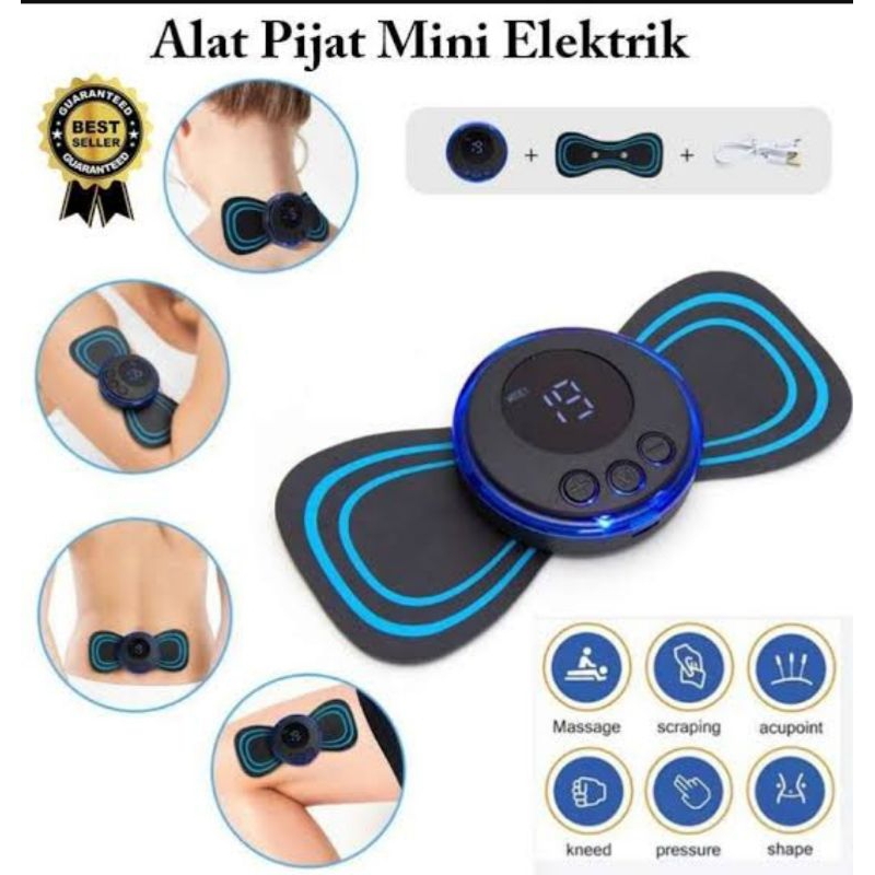 EMS Alat Pijat Elektrik Terapi Leher Memijat Leher Listrik EMS PAD Akupuntur Pijat Punggung Pinggang