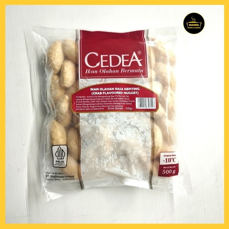 

Cedea Crab Nugget Kepiting 500gr