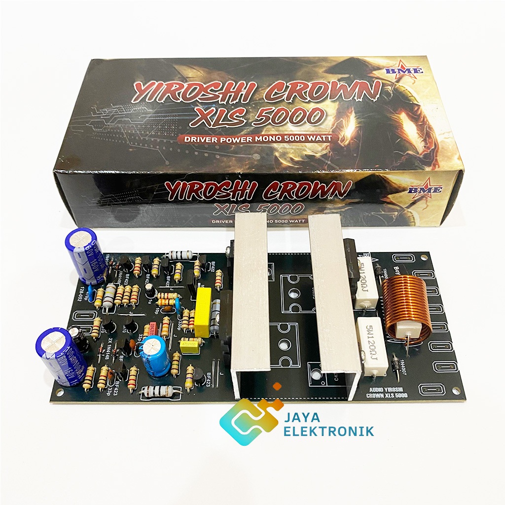 Kit Driver Power Mono 5000 Watt YIROSHI CROWN XLS 5000 BME