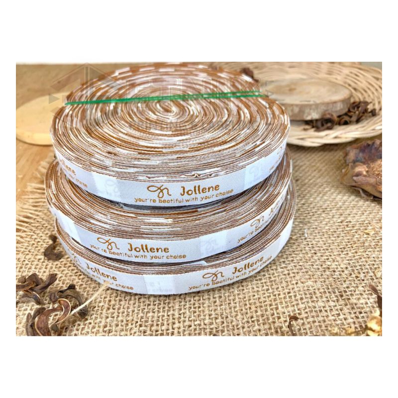 

label woven damask label bordir hijab label pakaian