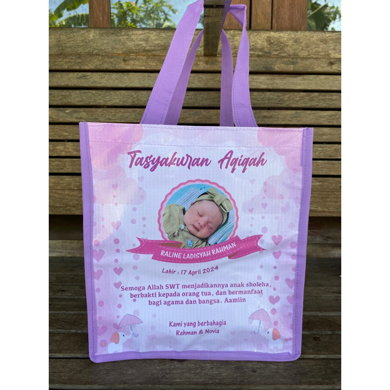 

Tas Aqiqah Tas Tasyakuran Tas Haul Tas berkat Tas Hajatan Goodie bag Wedding