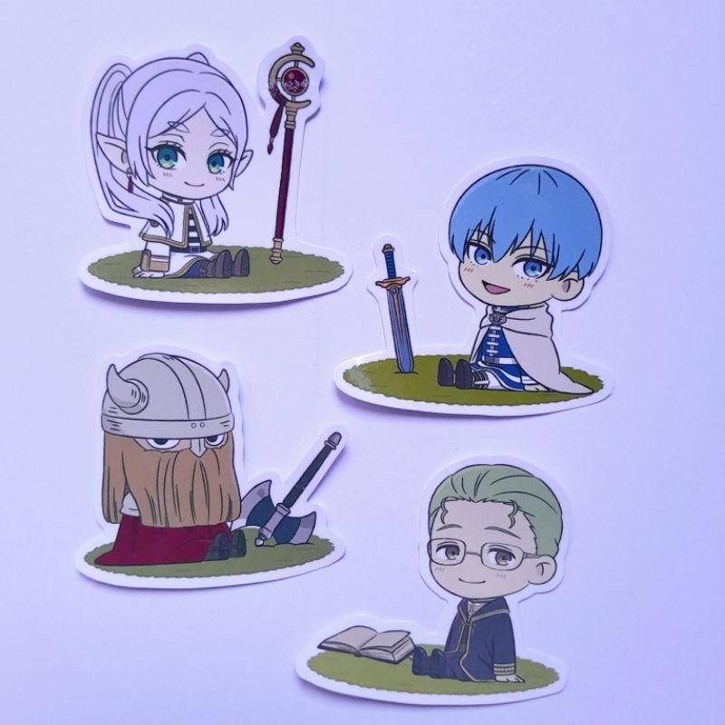 

Sticker Frieren Beyond Journey's End Stiker Frieren Stiker Anime SouSou no Frieren Stimer Himmel
