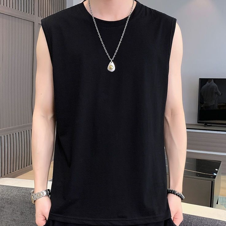 Super Hits Singlet Pria Polos terbaru  Baju Oblong pria polos  Singlet keren  baju pria tanpa lengan