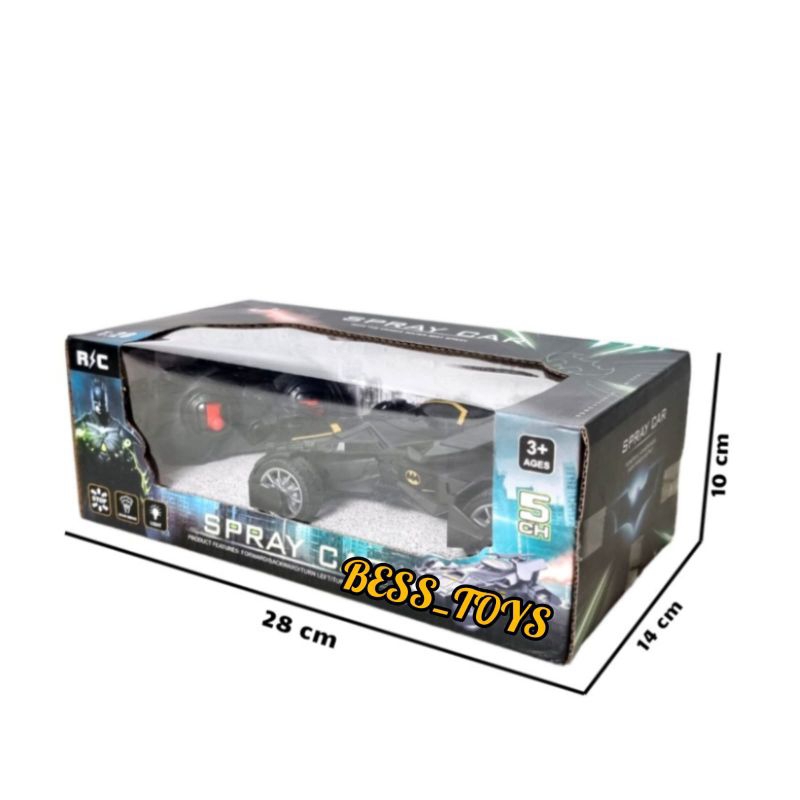 bestpromo mainan anak rc batman keluar asap baterai charger uj99-2815b