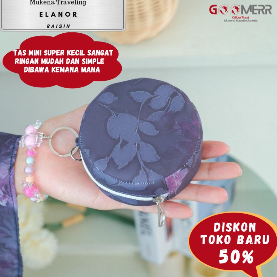 Diskon Populer  Mukena Parasut Korea Motif Traveling Mini Terkecil Dewasa Jumbo Terbaru Set Sajadah 