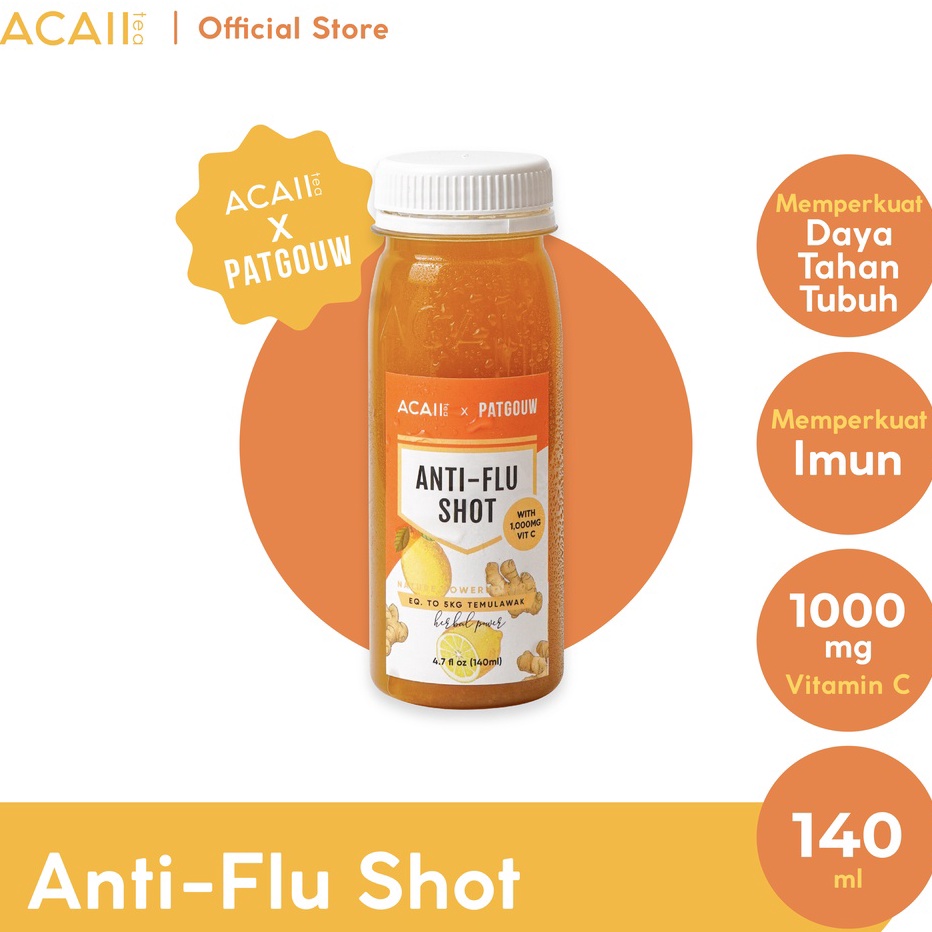 

Acaii Tea x Patgouw Antiflu Shot with Vit C 14ml