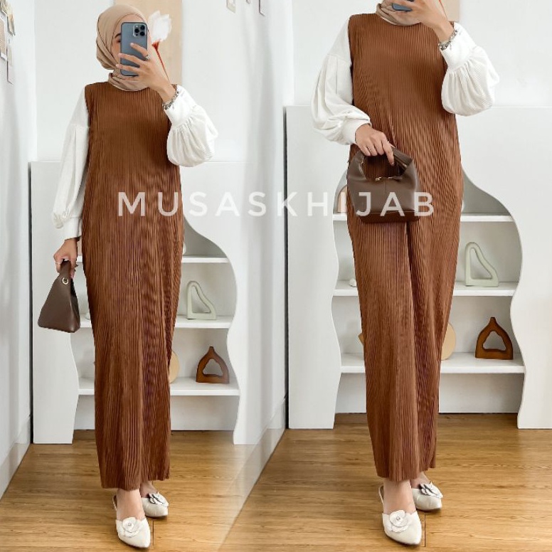 Modern INNER DRESS SPAN  INNER DRESS PLISKET LIDI SPAN  INNER SPAN PLISKET LIDI