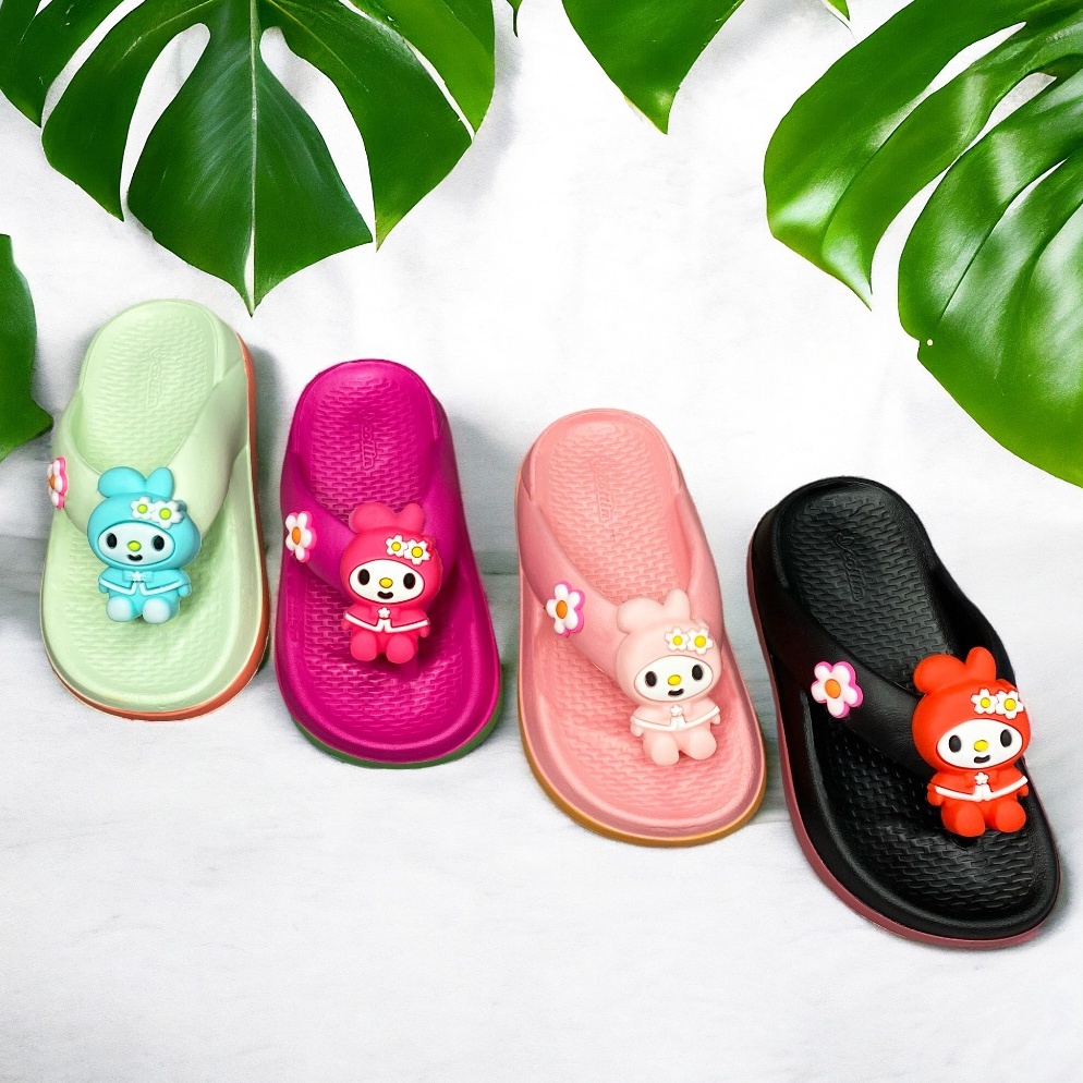 LANGSUNG ATC COLLIN sendal anak cewek rabbit sendal lucu warna pastel B78237