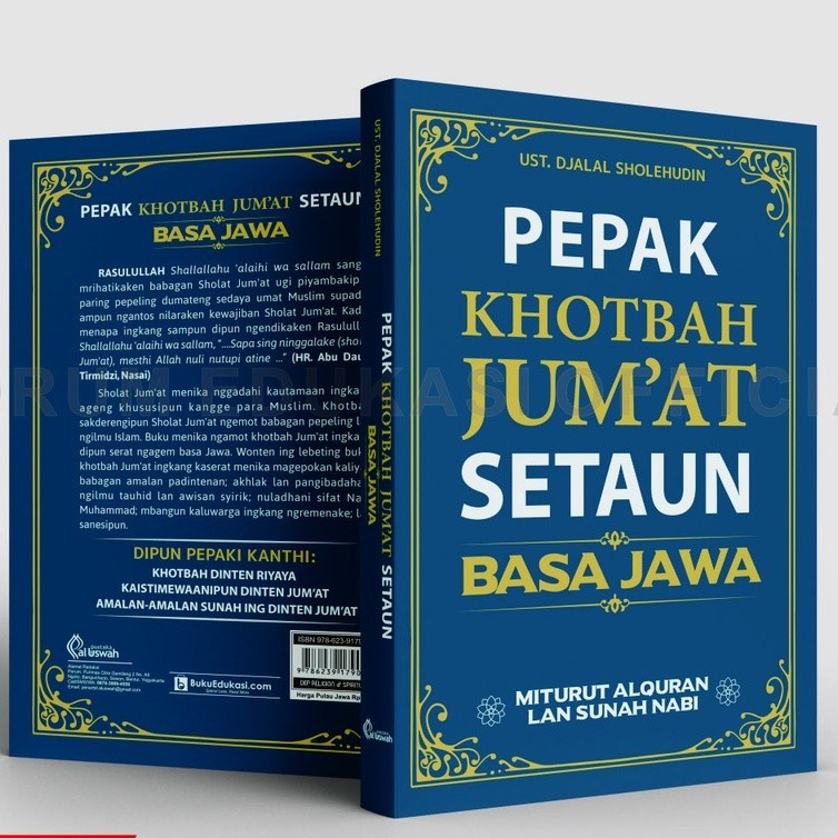 BUKU RELIGI BEST SELLER PEPAK KHOTBAH JUMAT SETAUN BASA JAWA