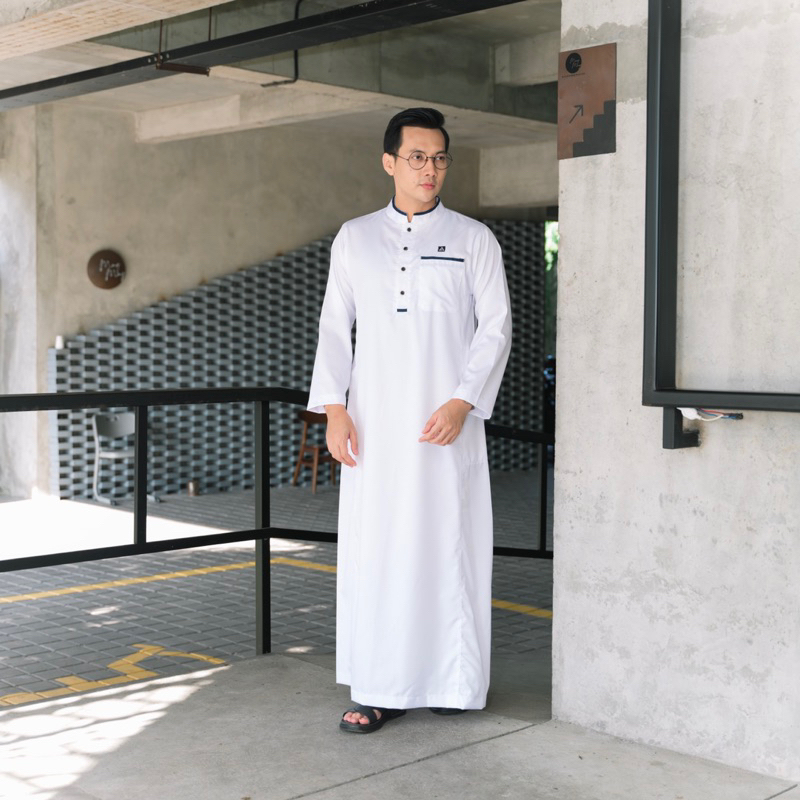 Modern Kokoh Pakaian Muslim Lakilaki Baju Leberan Cowok Baju Peria Distro Jubah Pria Dewasa Premium 