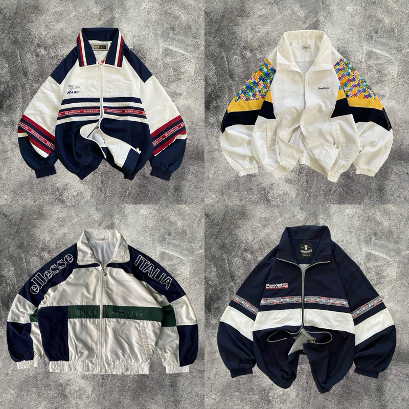 Vintage Windbreaker Colorblock Jacket