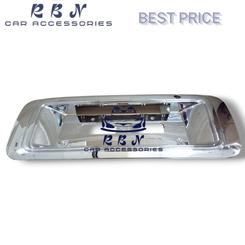 ORNAMEN LIS TATAKAN PLAT NOMOR MOBIL KIJANG KAPSUL CROM/TATAKAN PLAT NOMOR BELAKANG KIJANG KAPSUL NE