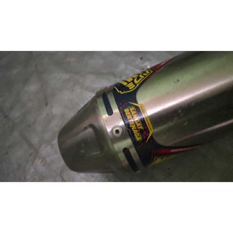 knalpot klx/dtracker norifumi rocket 4 stainless second original