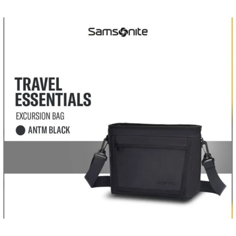 Samsonite Travel Essentials Excurtion Bag Black