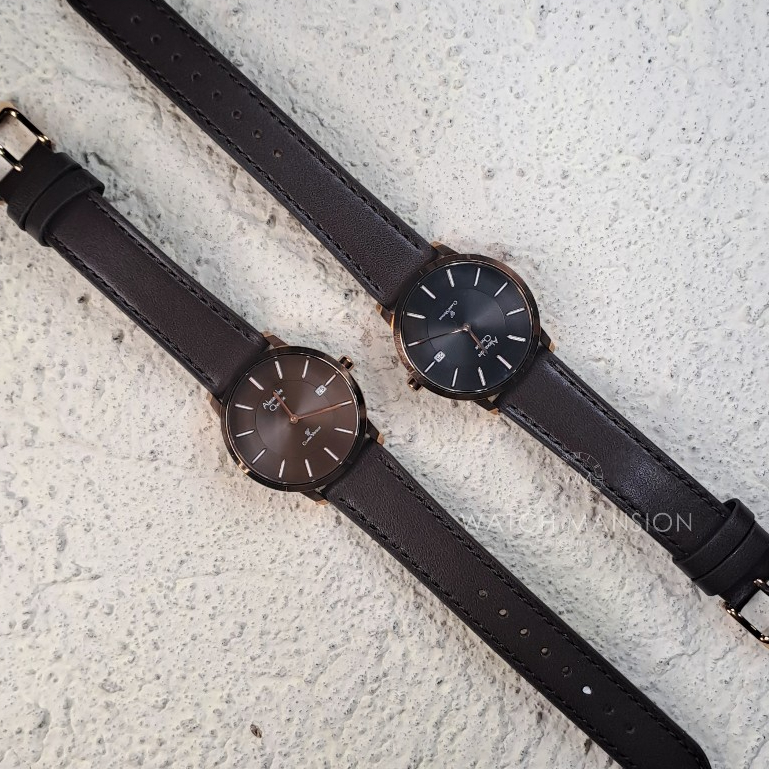 JAM TANGAN WANITA ALEXANDRE CHRISTIE 8653 AC8653 LEATHER STRAP ORIGINAL GARANSI 1 TAHUN