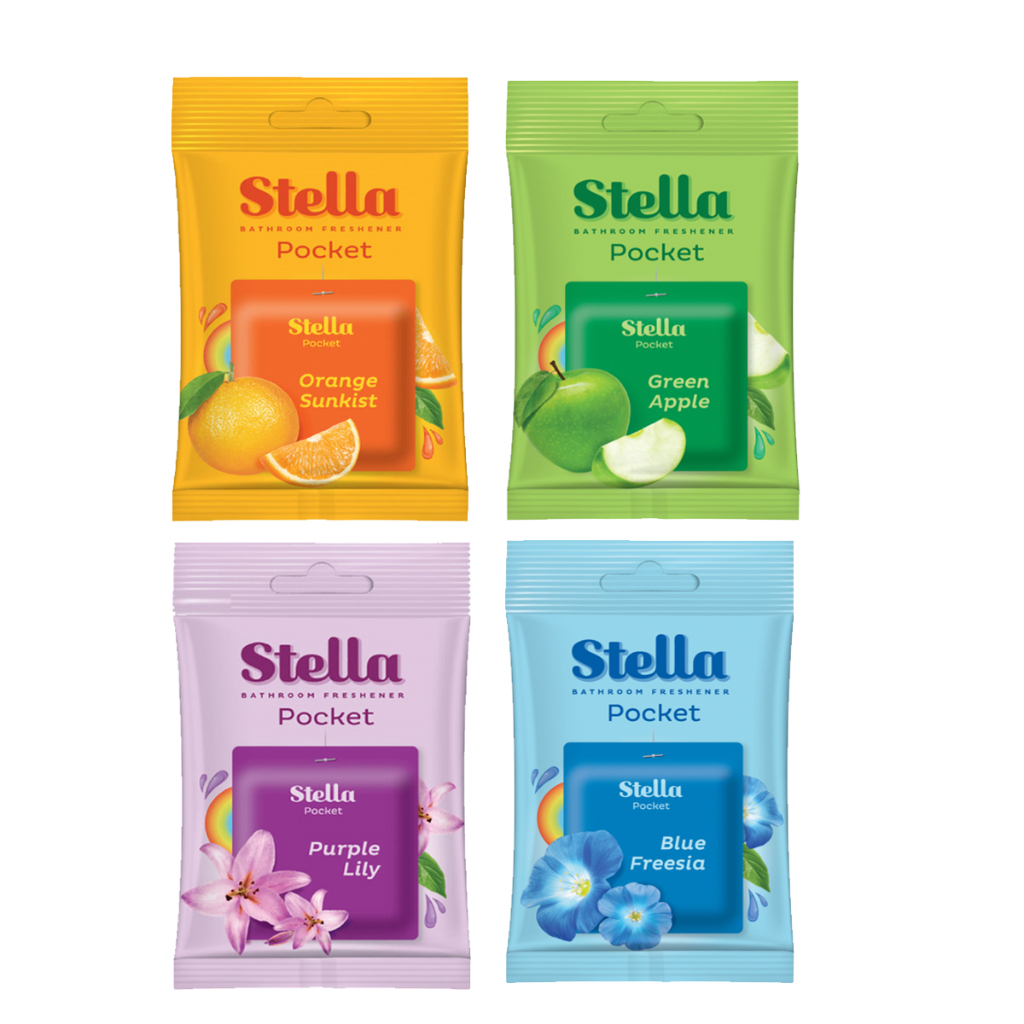 STELLA POCKET GEL - Pengharum ruangan pocket gantung kamar mandi