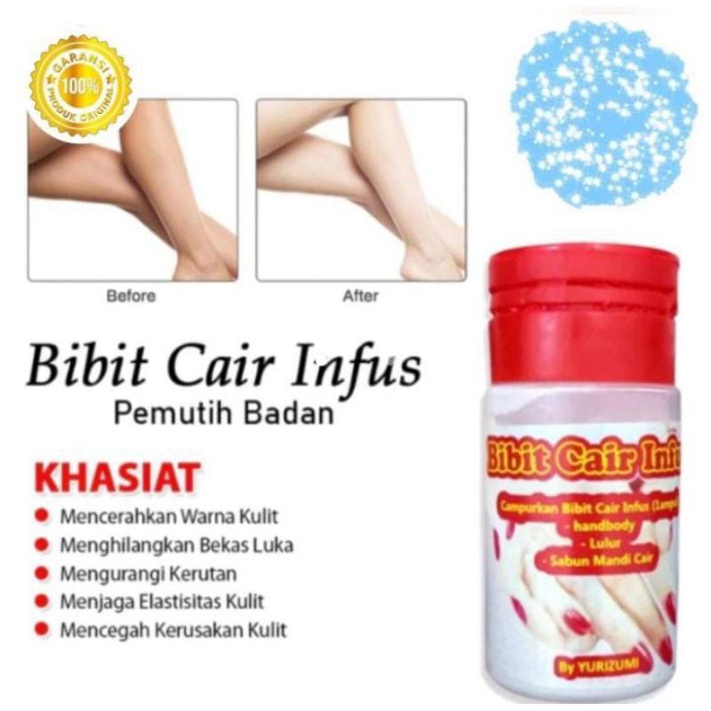 BIBIT INFUS CAIR Pemutih Kulit Premium Super Whitening wajah mulus halus bening glowing