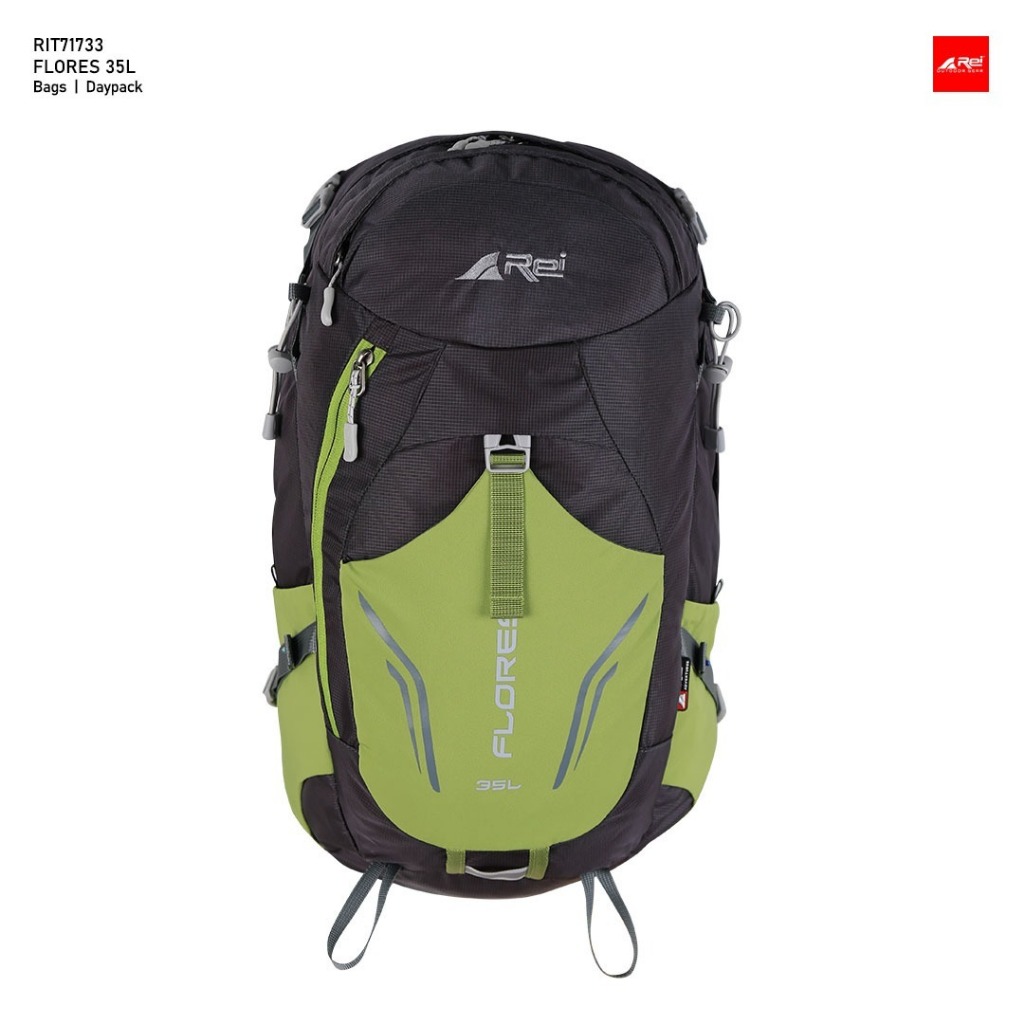 Daypack Semi Carrier Arei Flores 35L Tas Gunung Hiking Kerir Keril Backpack Tas Punggung Camping 30L