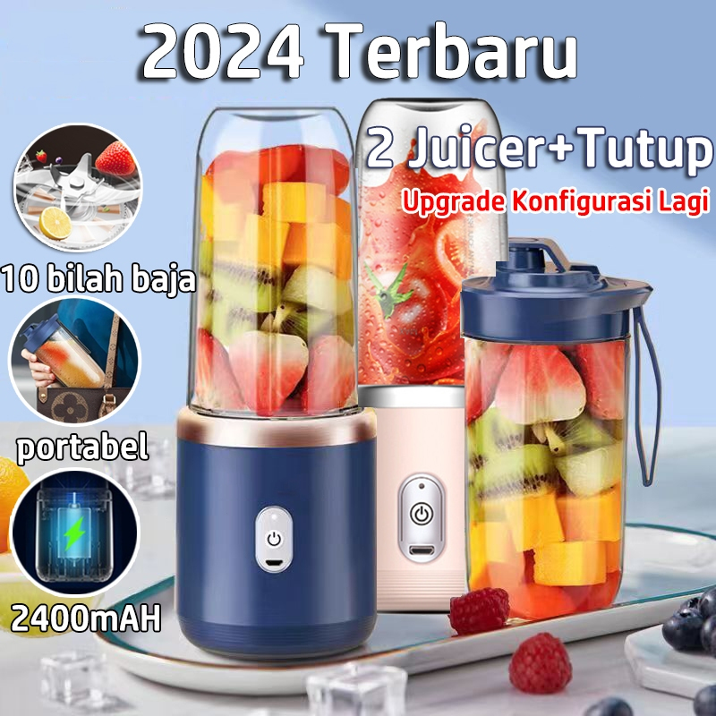 Blender Portable Mini Juicer / Blender Juicer Portable Usb/Juicer Portable Elektrik Rechargeable Min