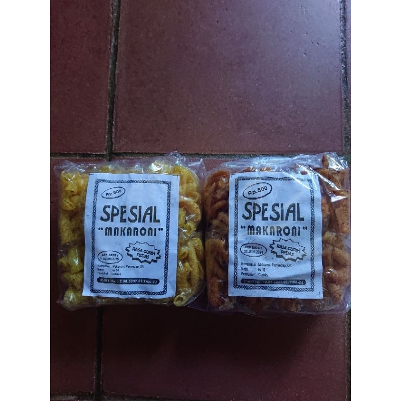 

SNACK CAMILAN MAKARONI 1 PACK ISI 10 PCS GURIH ASIN PEDAS