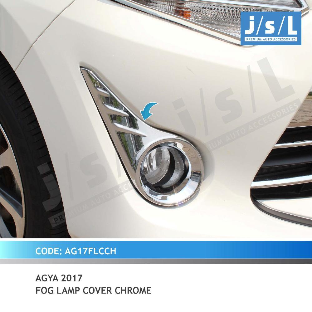 FOG LAMP COVER AGYA 2017 CHROME JSL