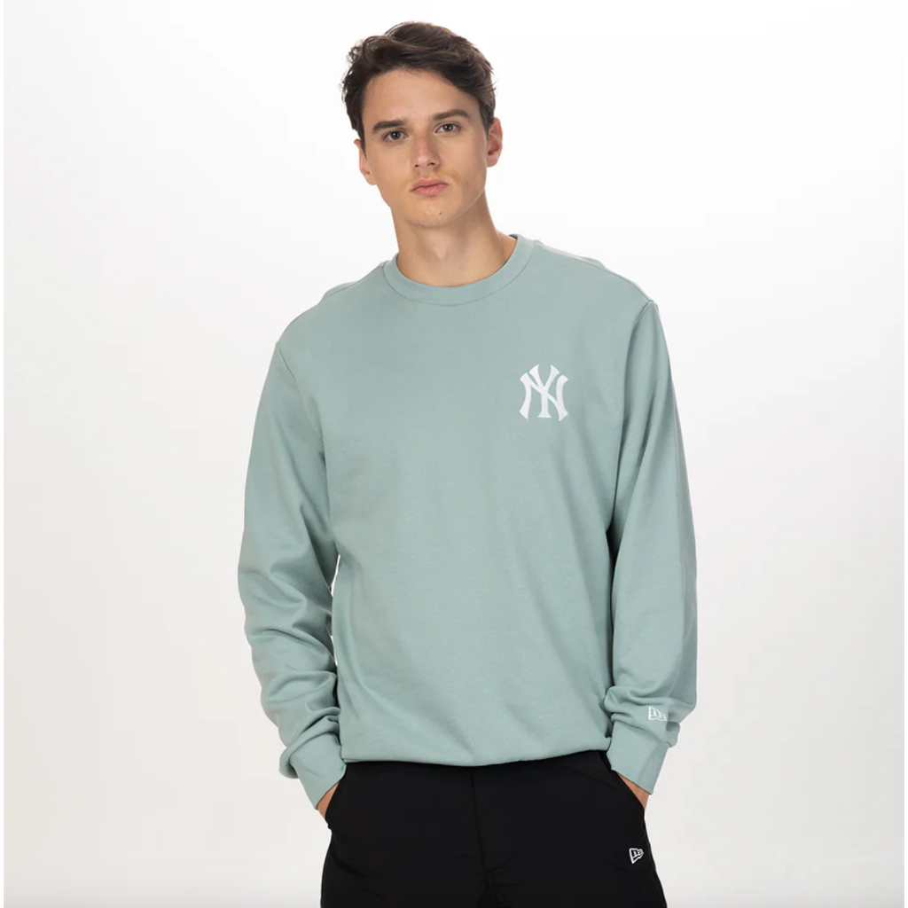 Hoodie New Era New York Yankees Color Era Beach Kiss Blue Pullover Sweatshirt 100% Original Resmi