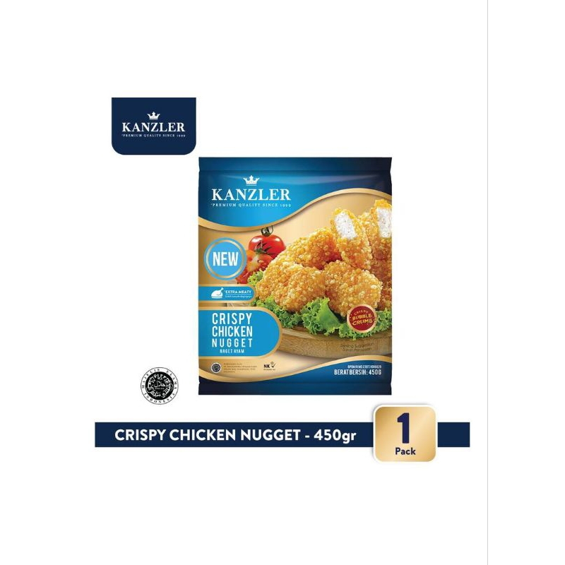 

Kanzler chiken nugget crispy 450gr