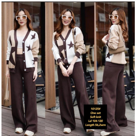 one set celana rajut import