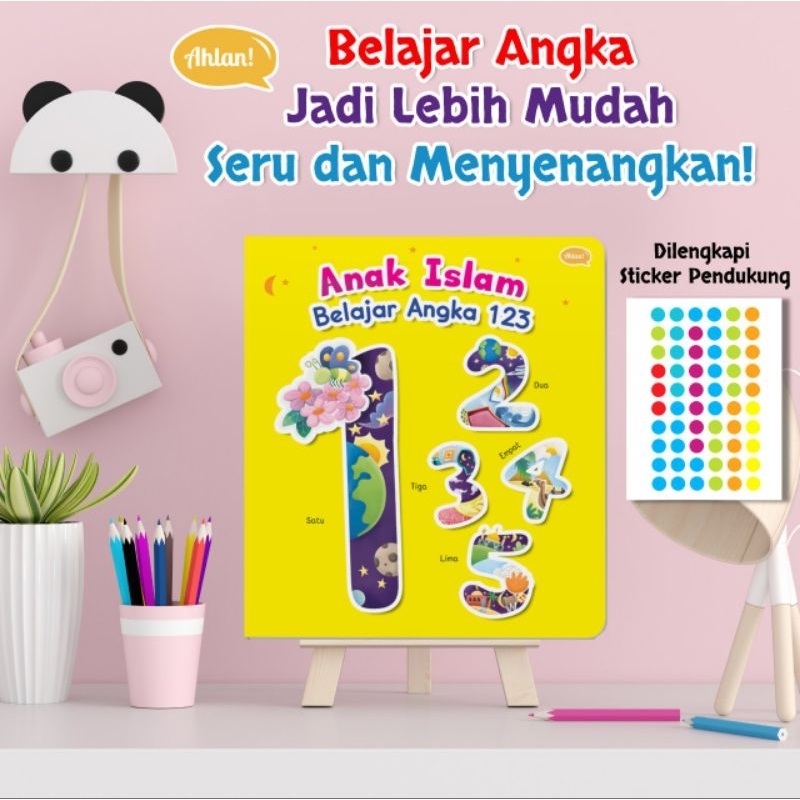 Boardbook Anak Islam Belajar Angka