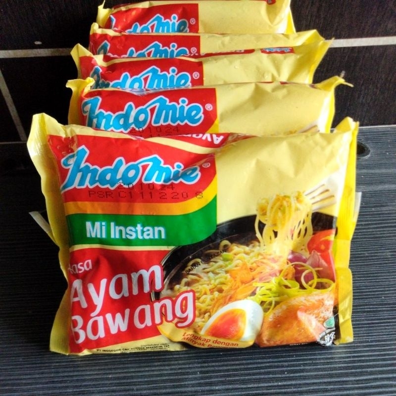 

Paket Indomie Ayam Bawang isi 5