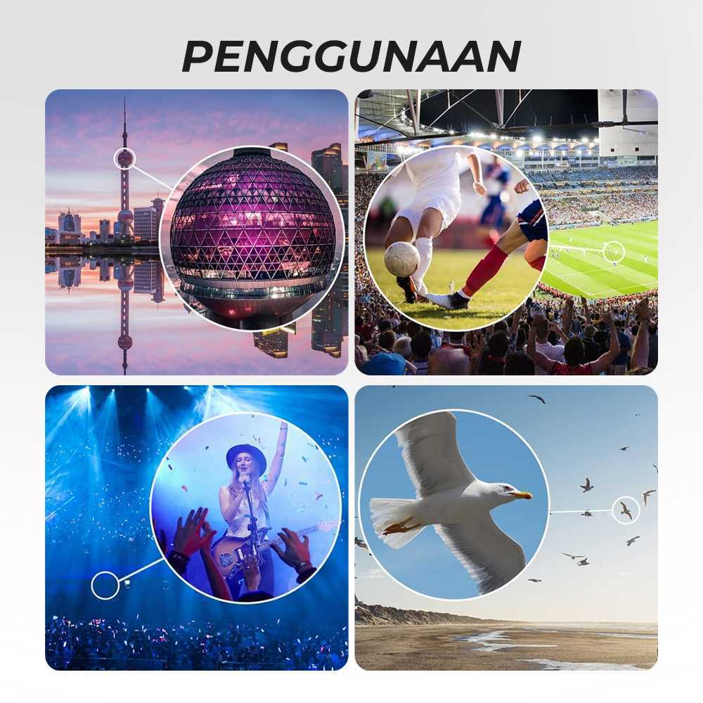 Promo 7.7 Lensa Zoom Kamera Camera Hp Fotografi HD Lensa Telezoom Teropong Jarak Jauh Tele Zoom HP