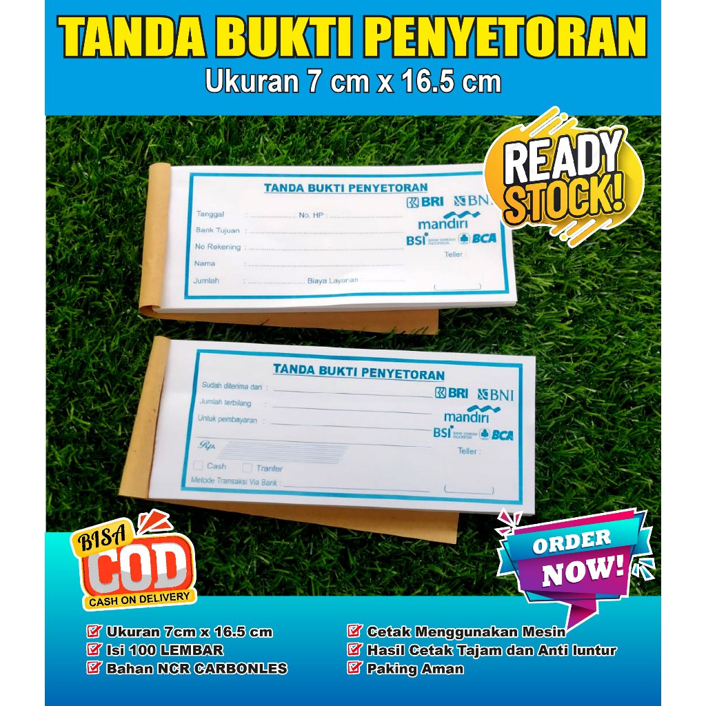 

NOTA TANDA BUKTI PENYETORAN MULTI BANK | KOPERASI BRILINK | NOTA BRILINK