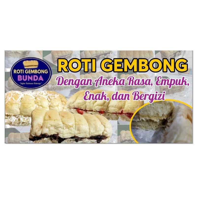 Roti Gembong Bunda dengan banyak varian Rasa