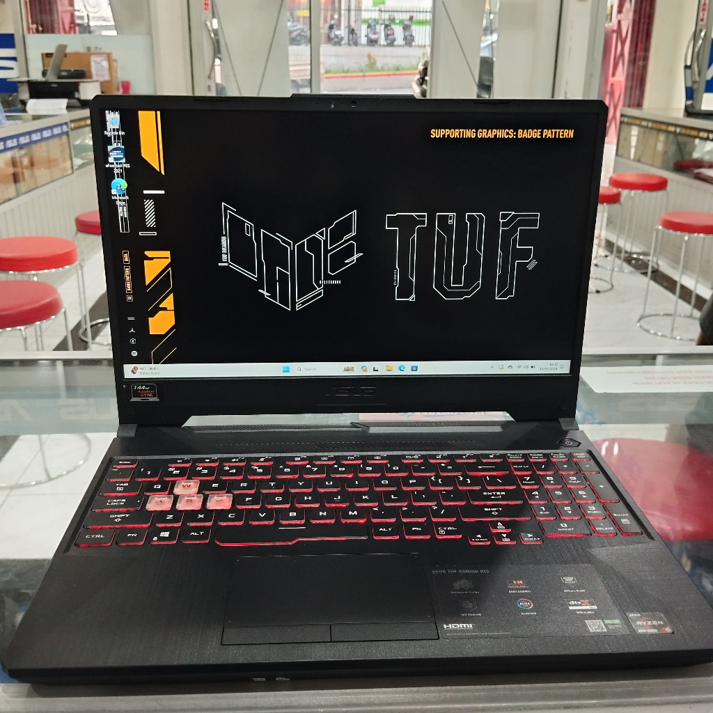 Laptop Gaming Asus TUF F15 Ryzen 5 4600H RAM 16GB SSD 512GB GTX1650