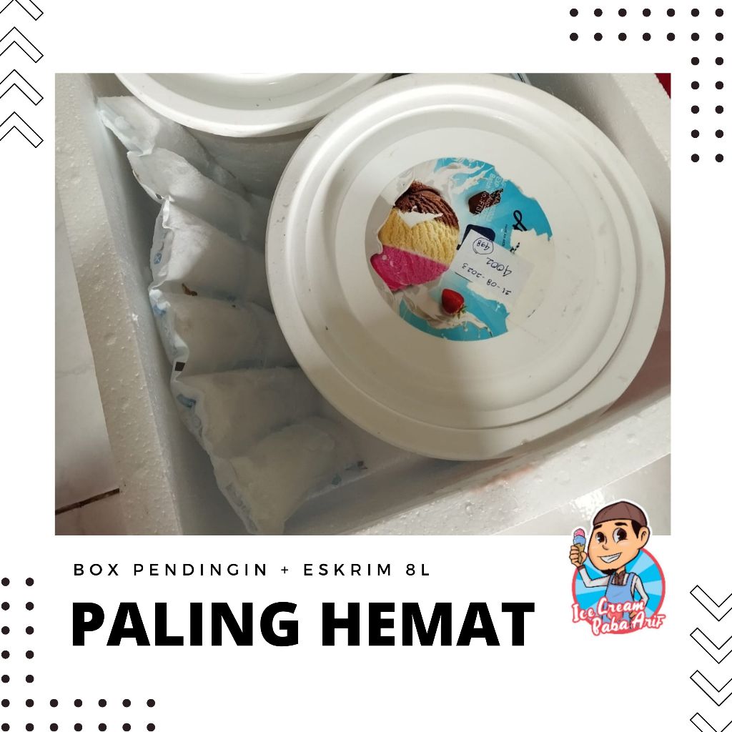 

Paket Acara/Hajatan Eskrim/Ice Cream 8L/8 Liter PALING HEMAT