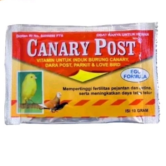 CANARY POST EGG FORMULA 10GRAM KENARI POS