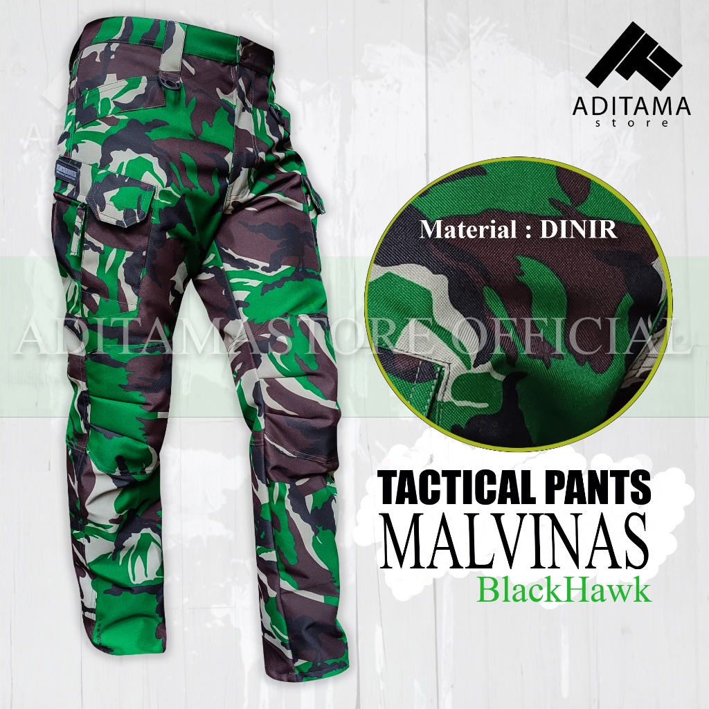 CELANA PANJANG TACTICAL LORENG MALVINAS PREMIUM