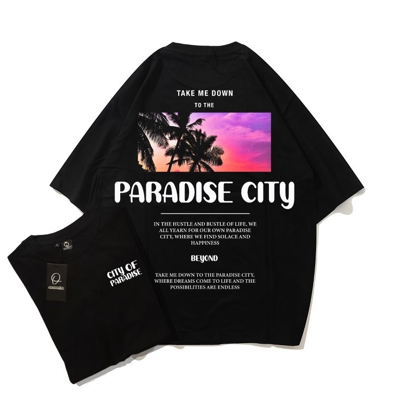 BAJU KAOS DISTRO OVERSIZE HITAM PRIA DAN WANITA  | Tshirt Distro | Unisex | Couple | free sticker