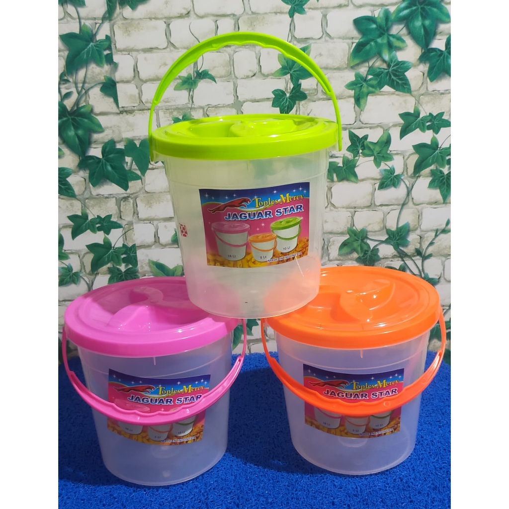 TOPLES BULAT 5 LITER GAGANG TRANSPARAN MERCY / TOPLES PLASTIK / TOPLES KUE / TOPLES LEBARAN / TOPLES