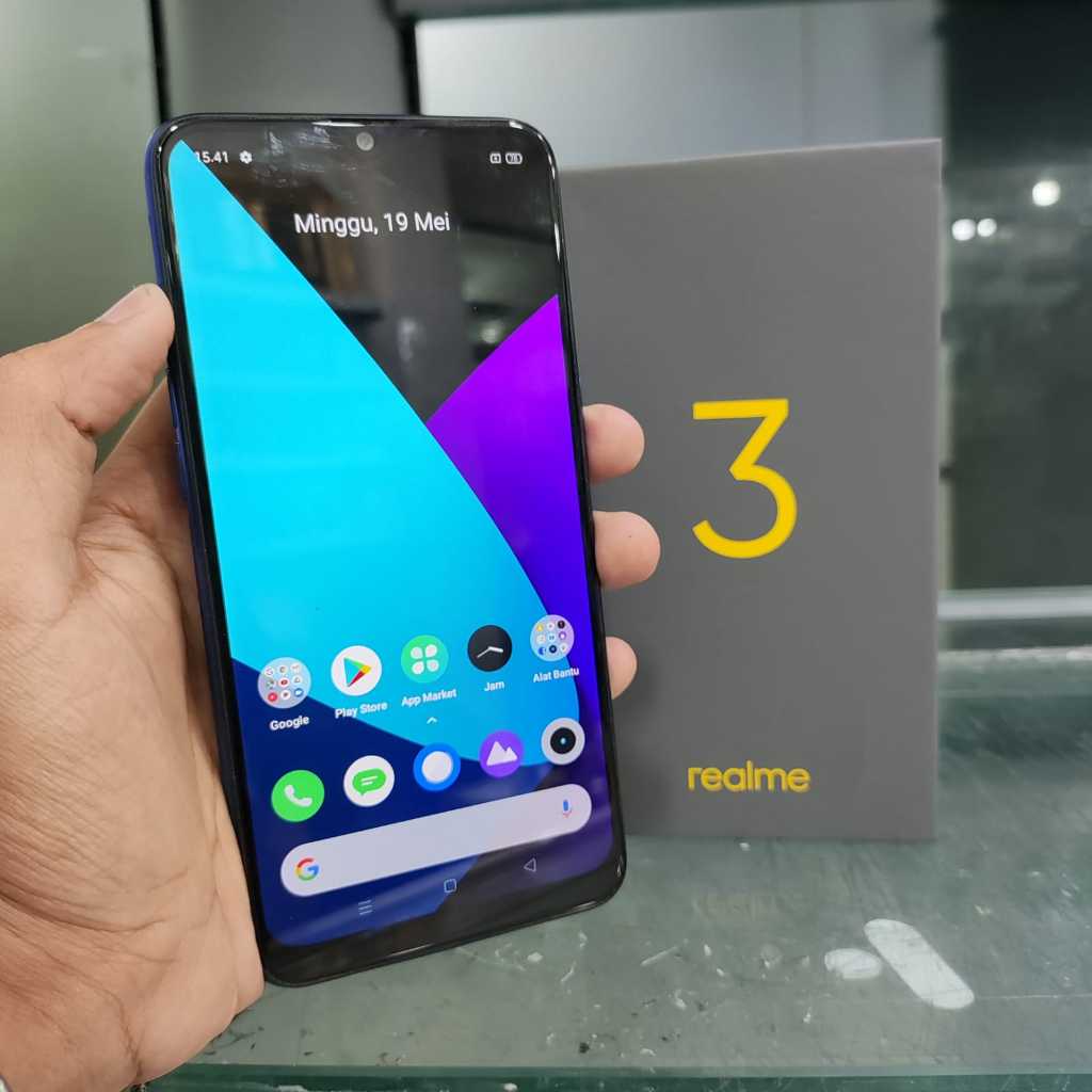 Realme 3 Ram 3GB Rom 32GB Bekas Original