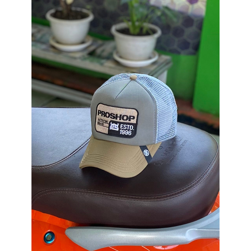 PROSHOP Topi Jaring Pria Dewasa Orginal Distro Abu Tan Dloozy Official 01