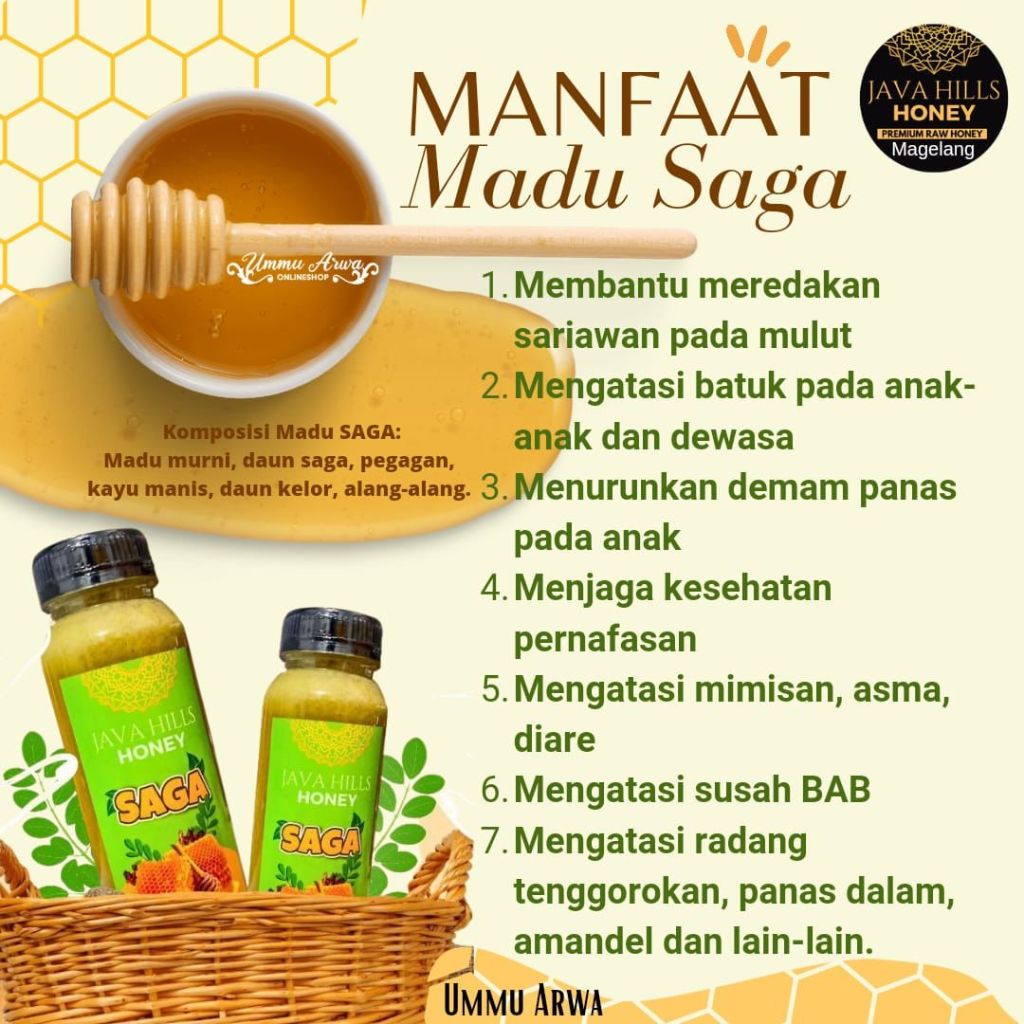 

Madu Saga Javahills Java Hills Honey