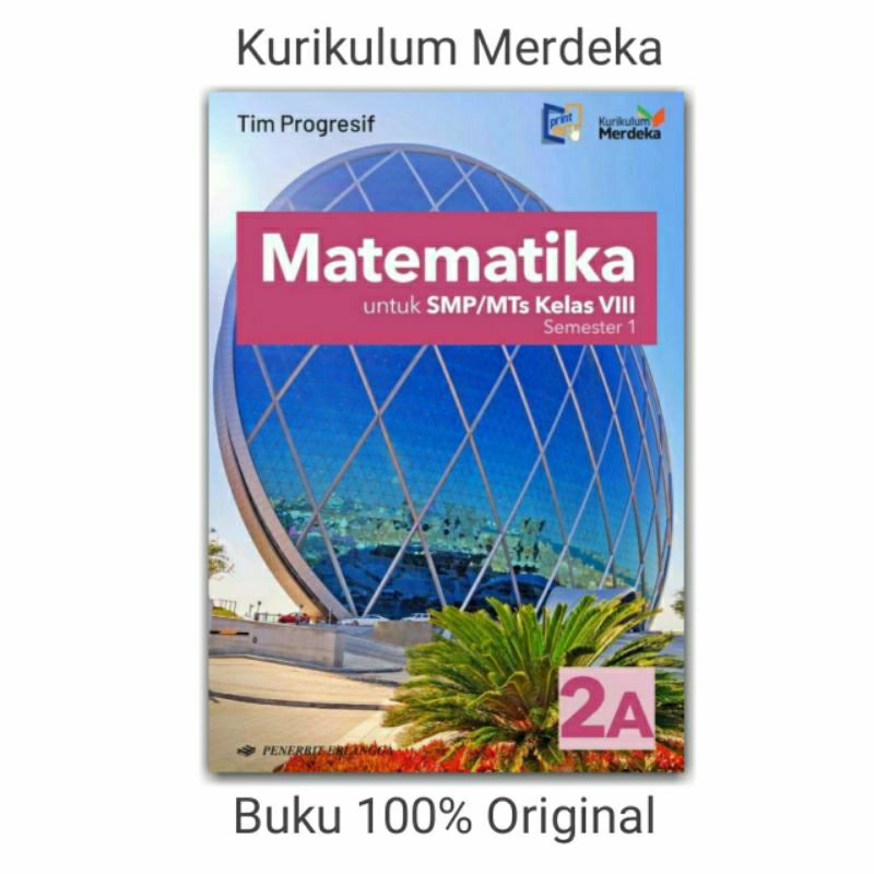 Matematika 2A Kelas 8 Smp Semester 1 Kurikulum Merdeka Erlangga Original