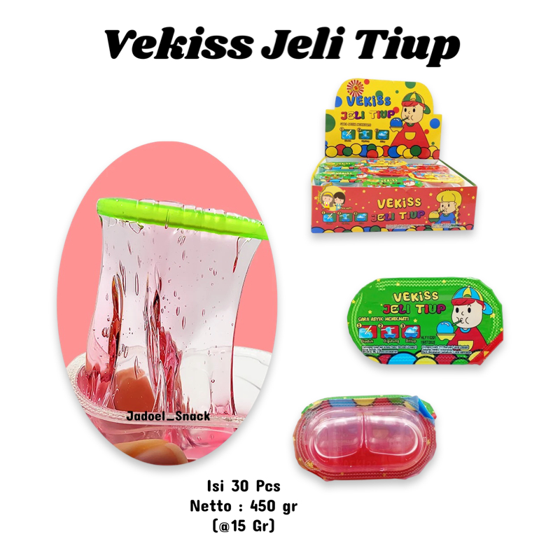 

GROSIR - Permen Vekiss Jeli Tiup 30 x 15 gr Rasa Buah by Jadoel_Snack