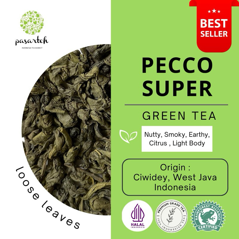 

[ pasarteh ] Pecco Super | Green Tea | Teh Hijau | Teh Pecco