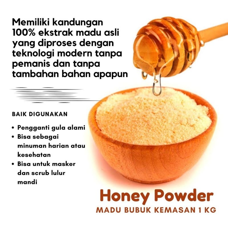 

Madu Bubuk Honey Powder 1Kg