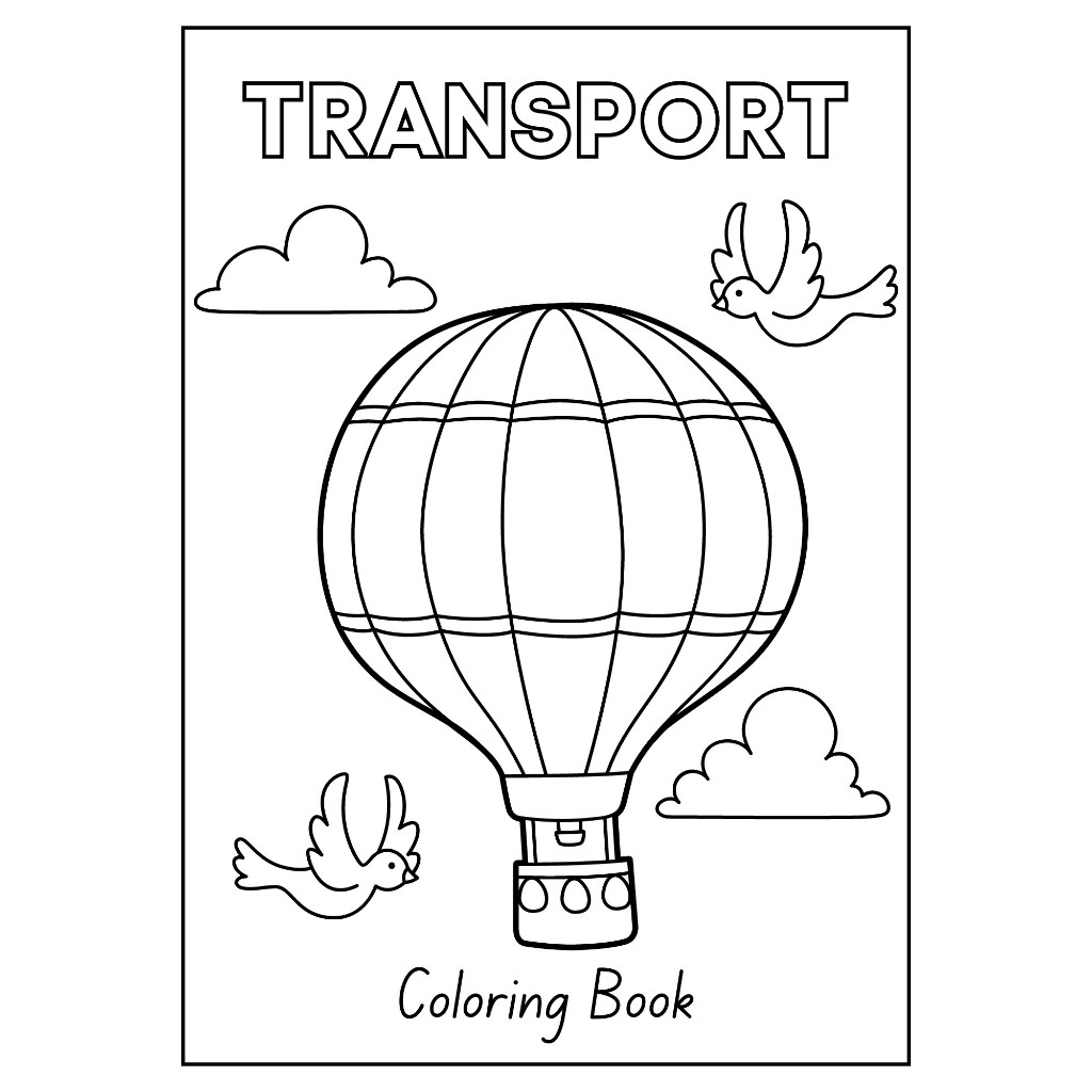 

KERTAS MEWARNAI / KERTAS GAMBAR /TEMA TRANSPORTASI /KERTAS MEWARNAI ANAK /UKURAN A4 - A5 SERI 1 - 15