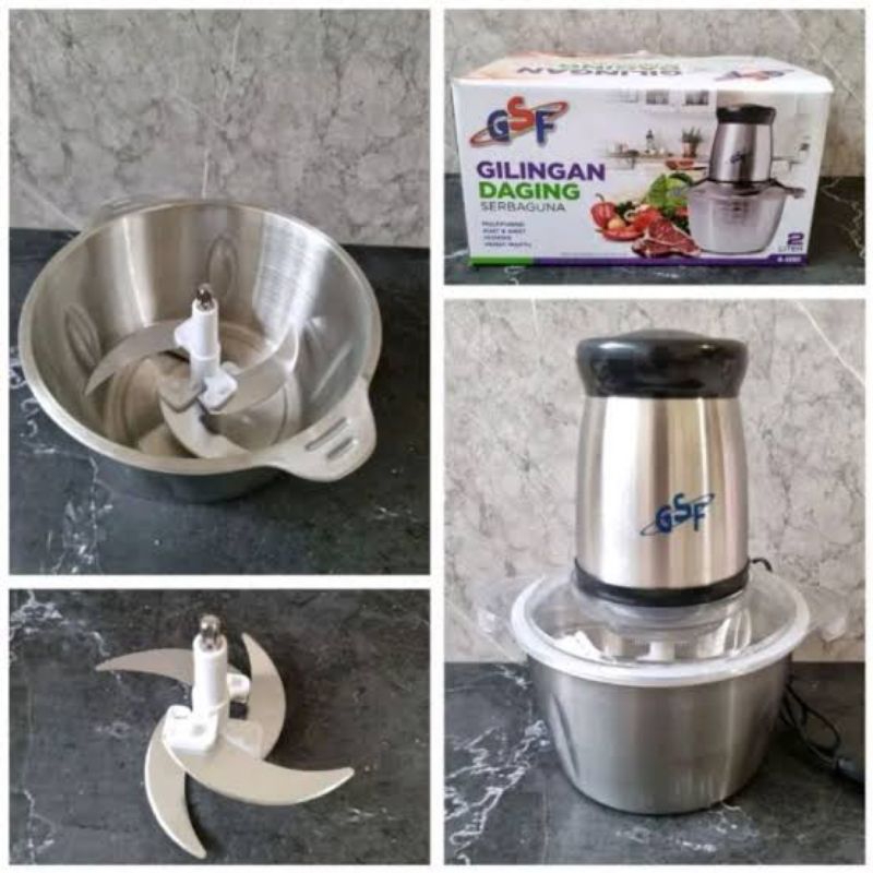 BLENDER GILINGAN DAGING STAINLESS GSF-3802 GILINGAN DAGING SERBAGUNA