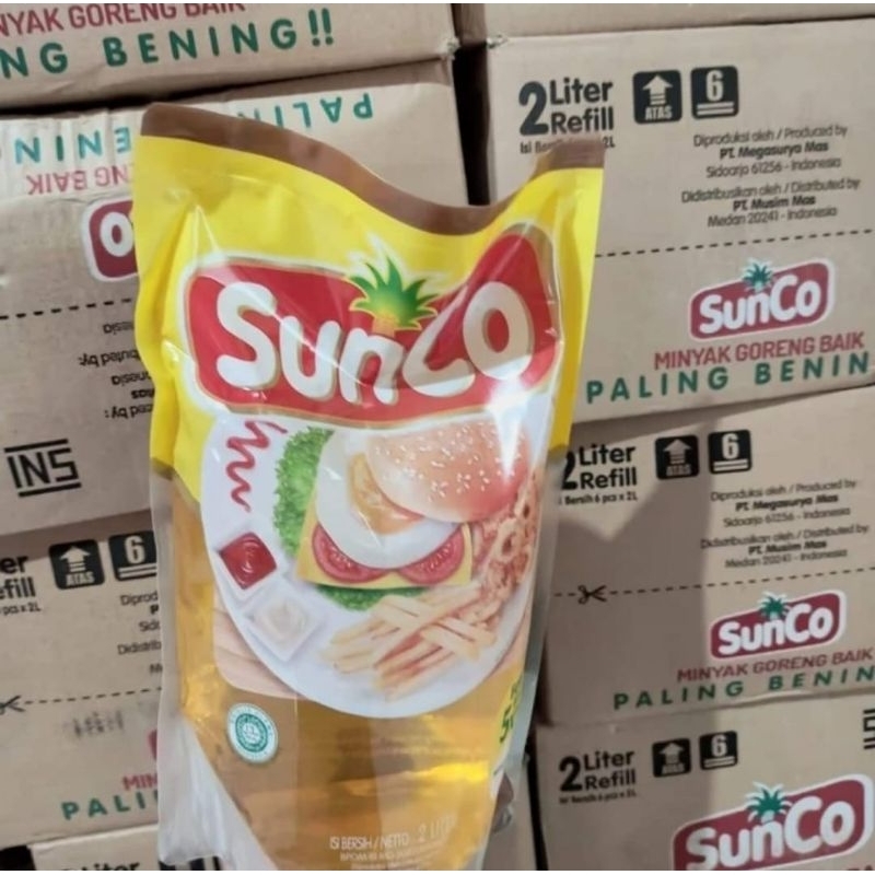 

Minyak Goreng Sunco Refill 2 liter (1 Karton Isi 6)